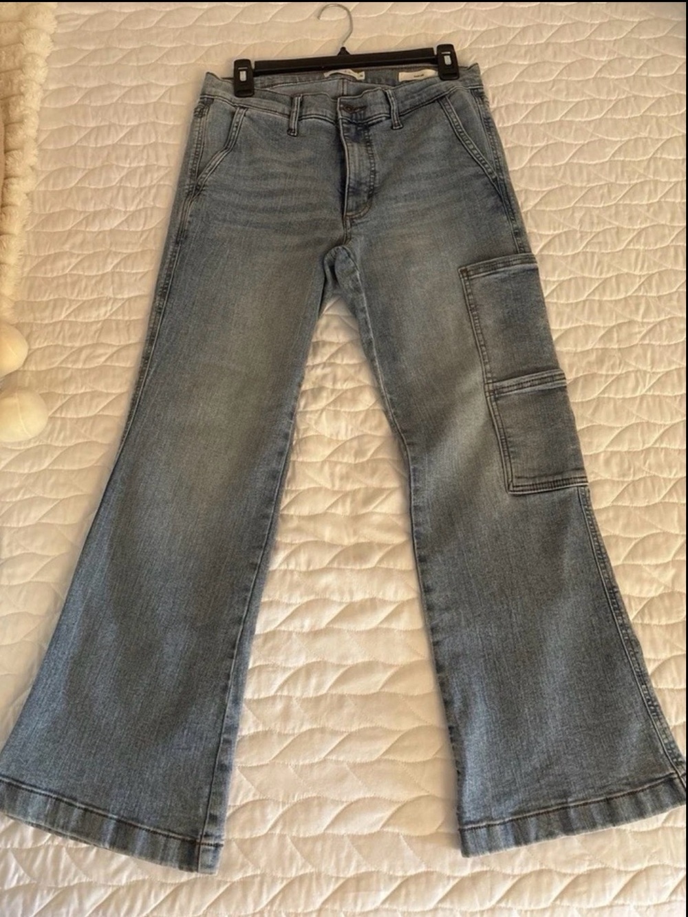🦋Jessica Simpson Women's Light Wash Blue Mid-Rise Bootcut Jeans 5-Pocket 6P